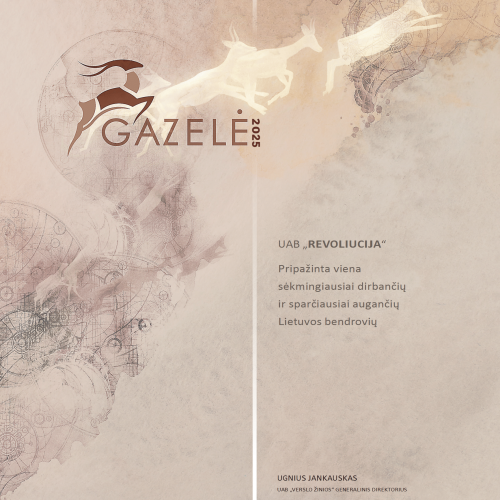 gerasdūmas uab revoliucija apdovanojimas 2025 gazelė verslo žinios